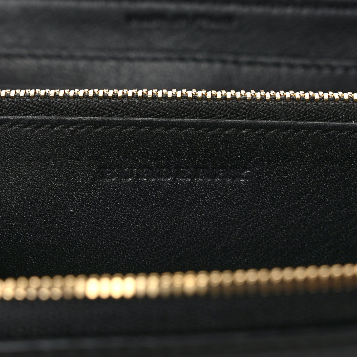Calfskin Haymarket Check Elmore Zip Around Wallet Black