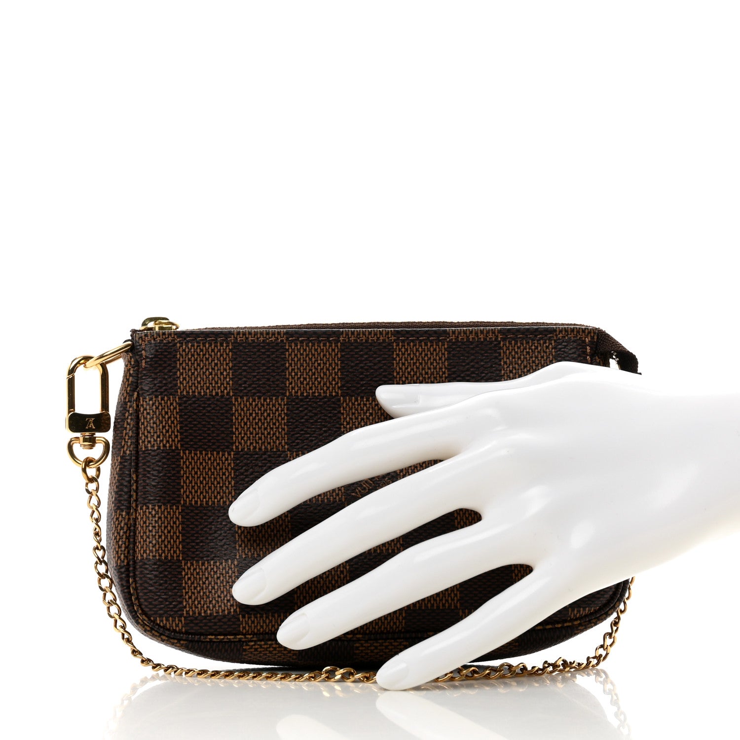 Louis Vuitton Damier Ebene Mini Pochette Accessories 2 of 7