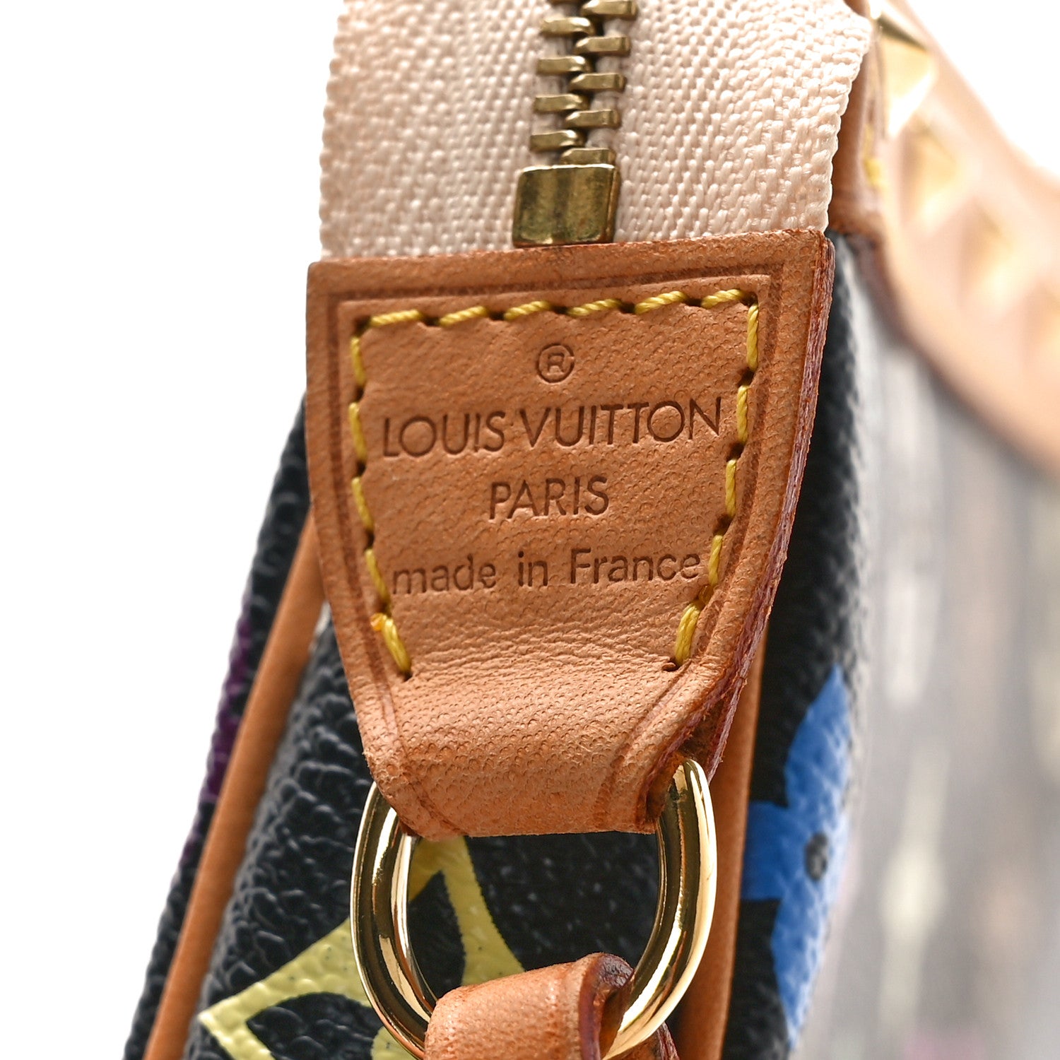 Louis Vuitton Monogram Multicolor Pochette Accessories Black 8 of 11