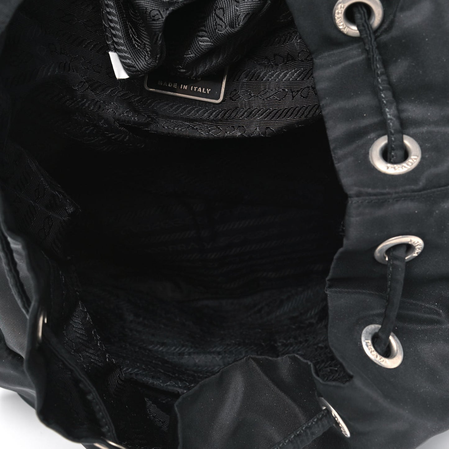 Nylon Vela Medium Backpack Black