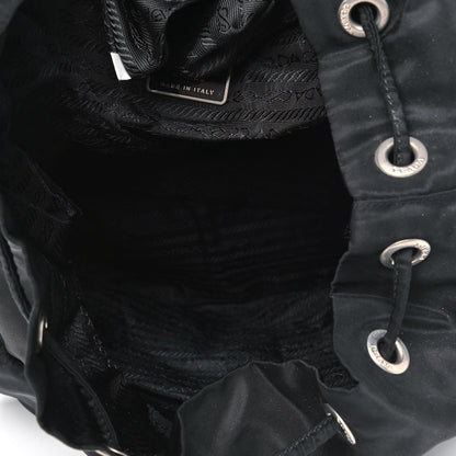 Prada Nylon Vela Medium Backpack Black 4 of 7