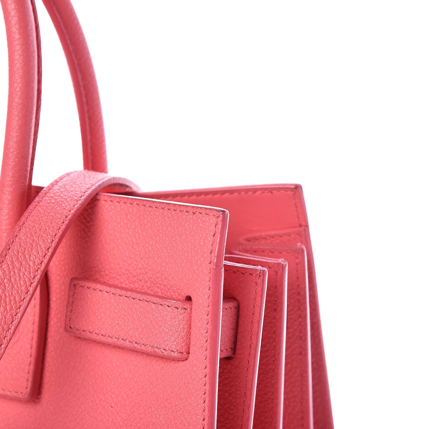 Grained Calfskin Baby Sac De Jour Rose Clair