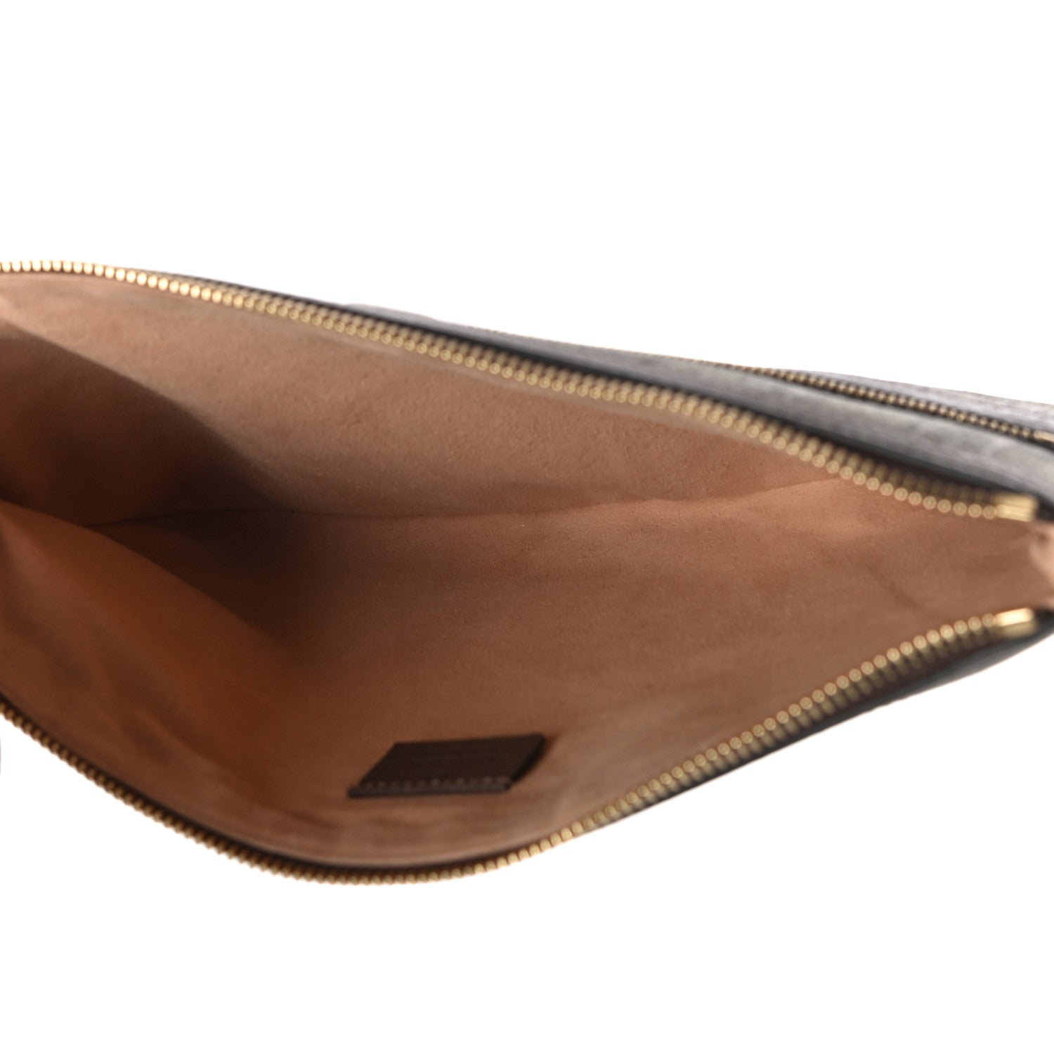 Gucci GG Supreme Monogram Large Ophidia Pouch Clutch Brown 5 of 12