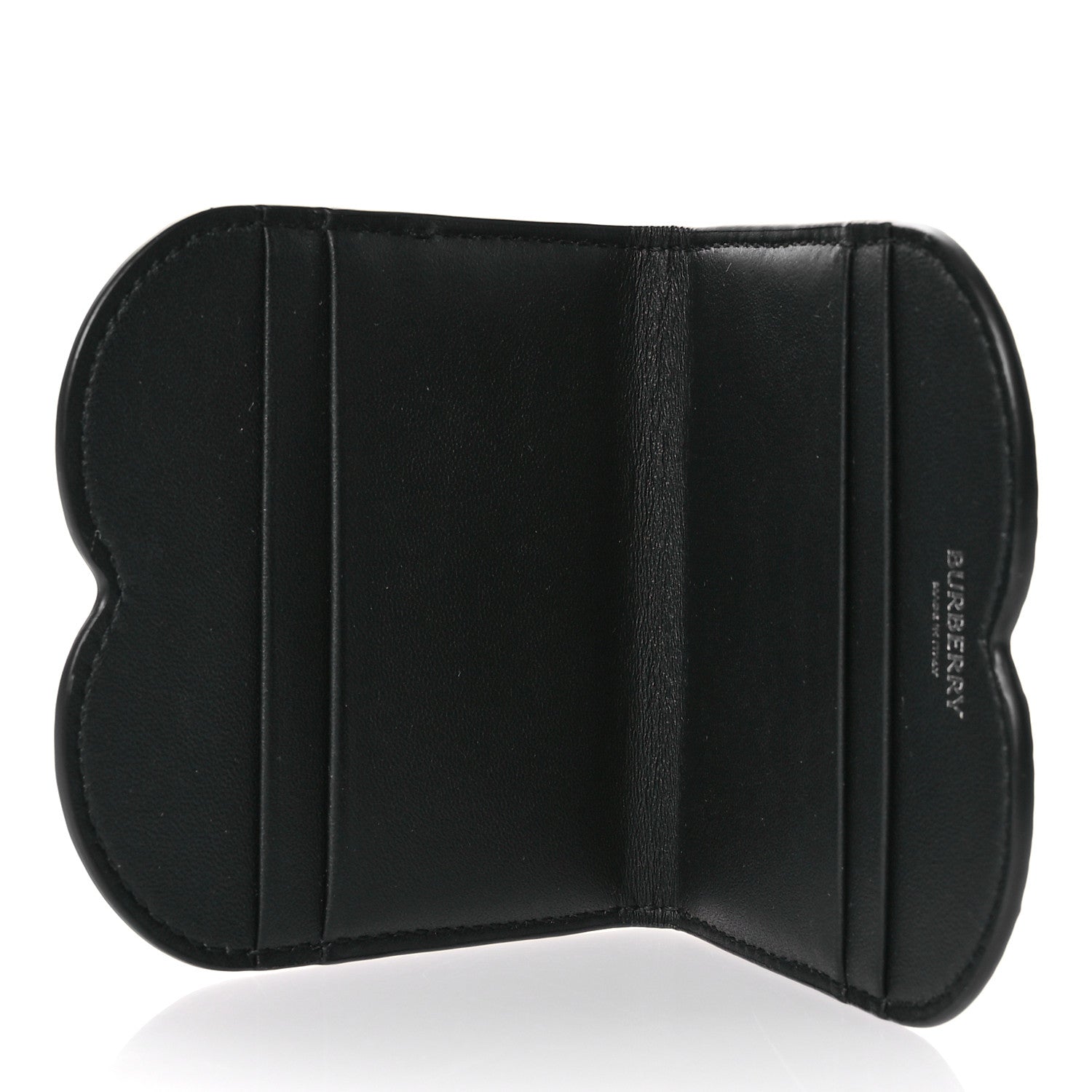 Burberry Grainy Calfskin Chess Card Case Black 5 of 8