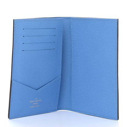 Louis Vuitton Monogram 2021 Christmas Animation China Passport Cover Myosotis Blue 5 of 6