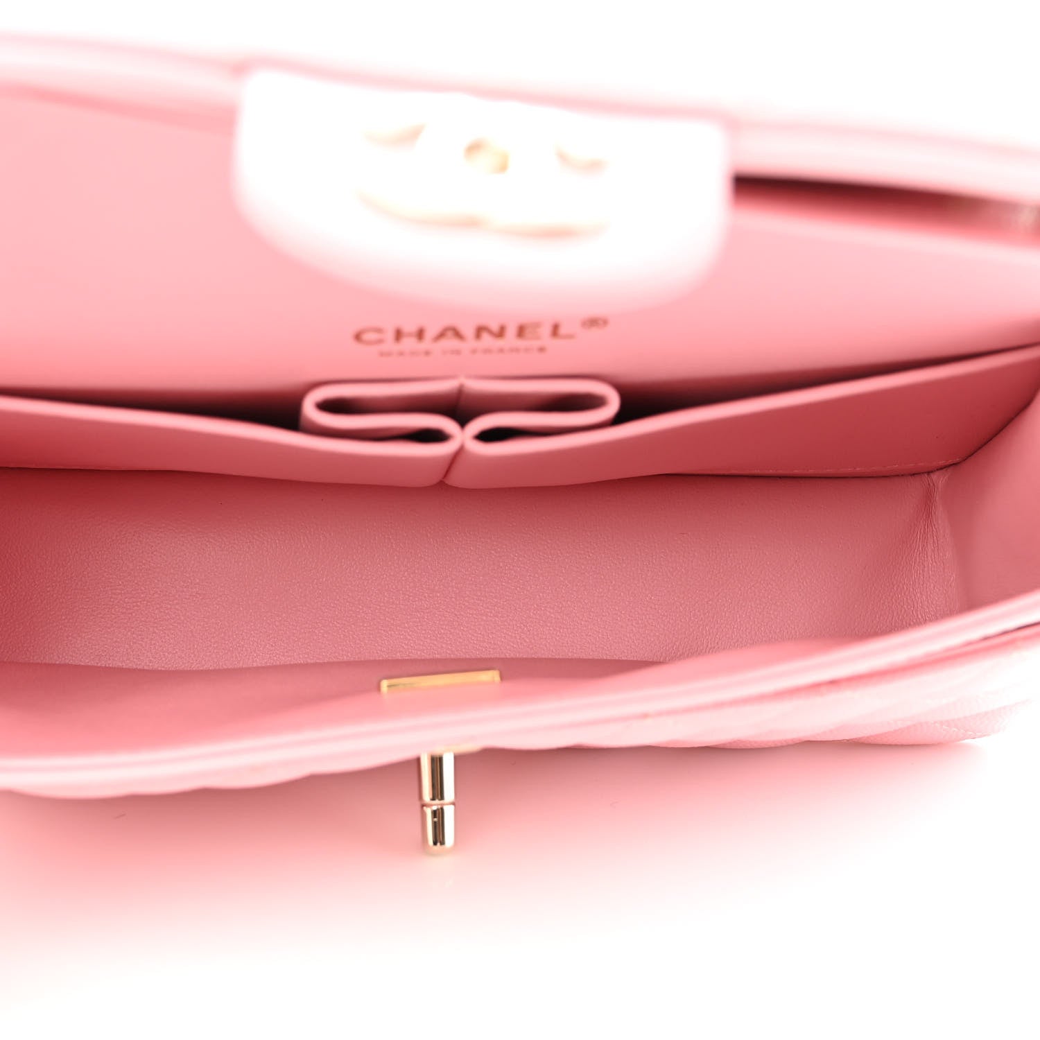 Chanel Caviar Quilted Small Double Flap Pink 5 of 10