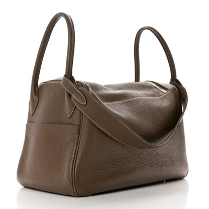 Hermes Taurillon Clemence Lindy 34 Etoupe 3 of 12