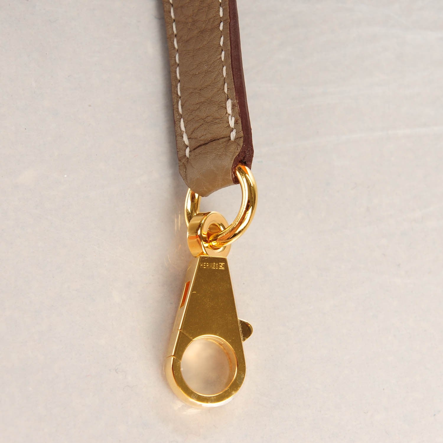Hermes Taurillon Clemence Kelly Retourne 28 Etoupe 35 of 39