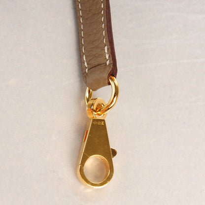 Hermes Taurillon Clemence Kelly Retourne 28 Etoupe 35 of 39