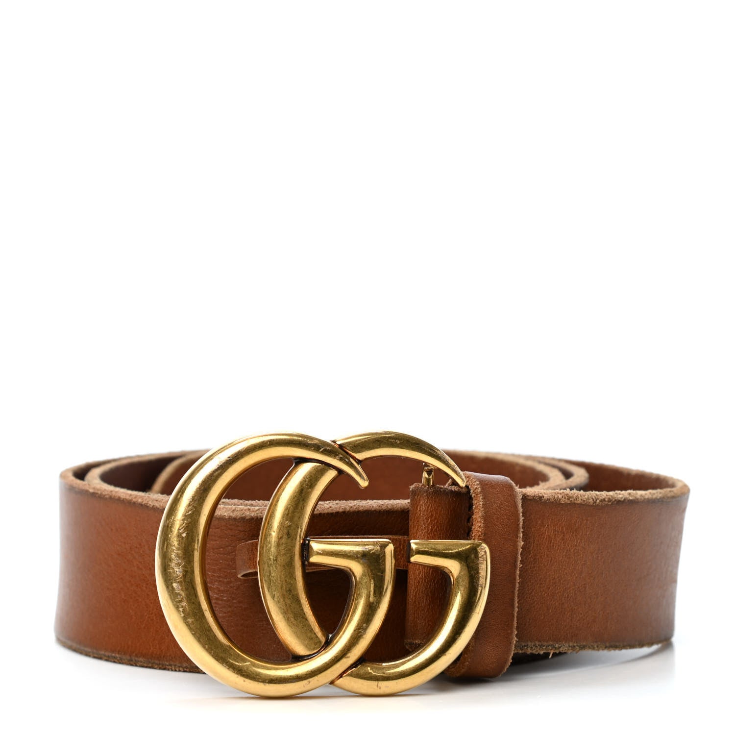 Gucci Faded Calfskin Double G 40mm Belt 90 36 Cuir 1 of 4
