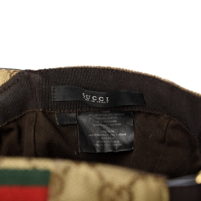 Gucci Monogram Web Baseball Hat XL Beige Cocoa 8 of 8