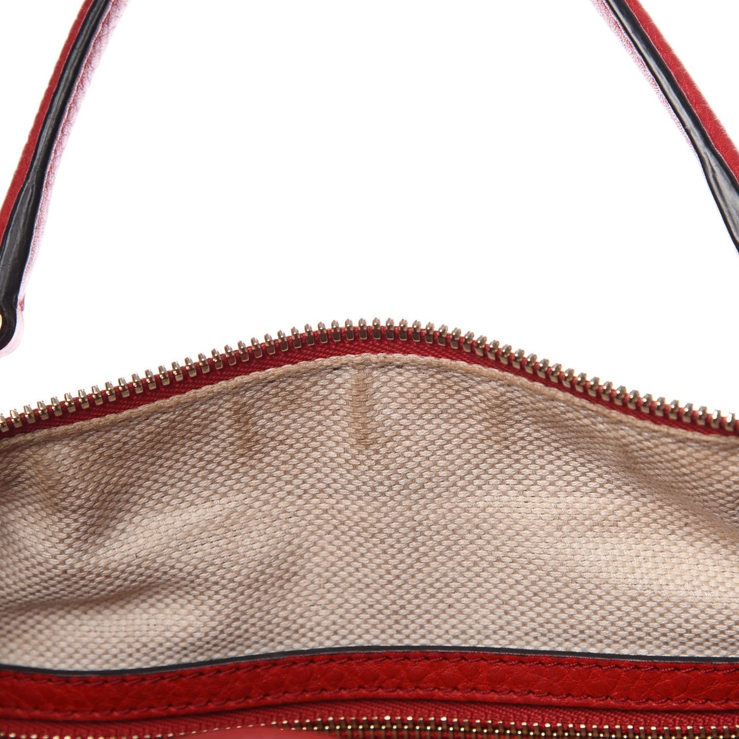 Pebbled Calfskin Medium Soho Boston Red