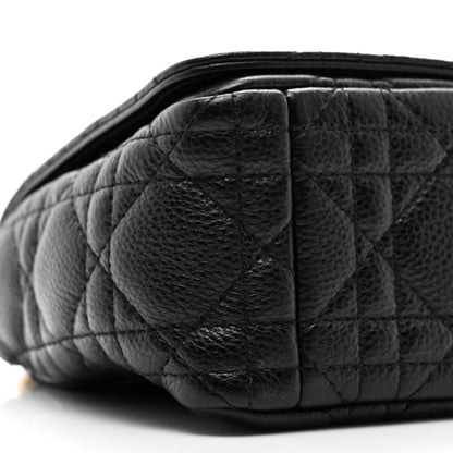Christian Dior Calfskin Cannage Small Caro Bag Black 9 of 11