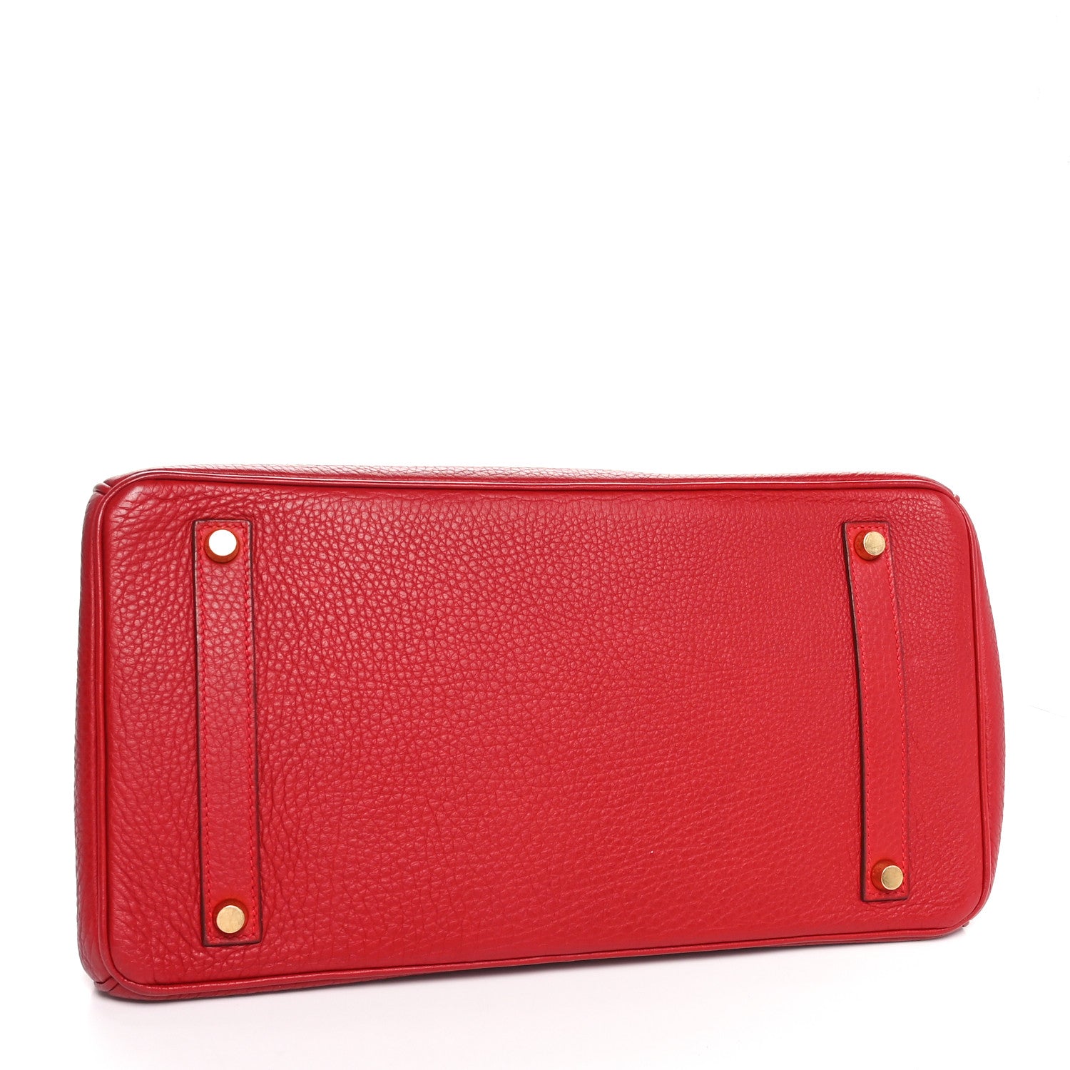 Hermes Taurillon Clemence Birkin 35 Rouge Vif 4 of 11