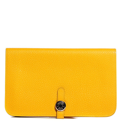 Hermes Togo Dogon Duo Wallet Soleil 1 of 9
