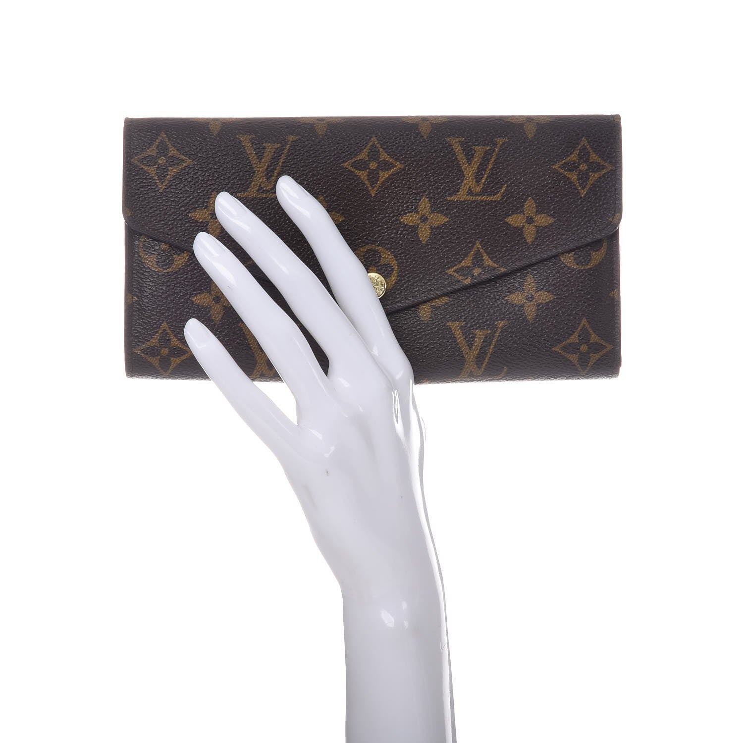 Louis Vuitton Monogram Sarah Wallet NM 2 of 9