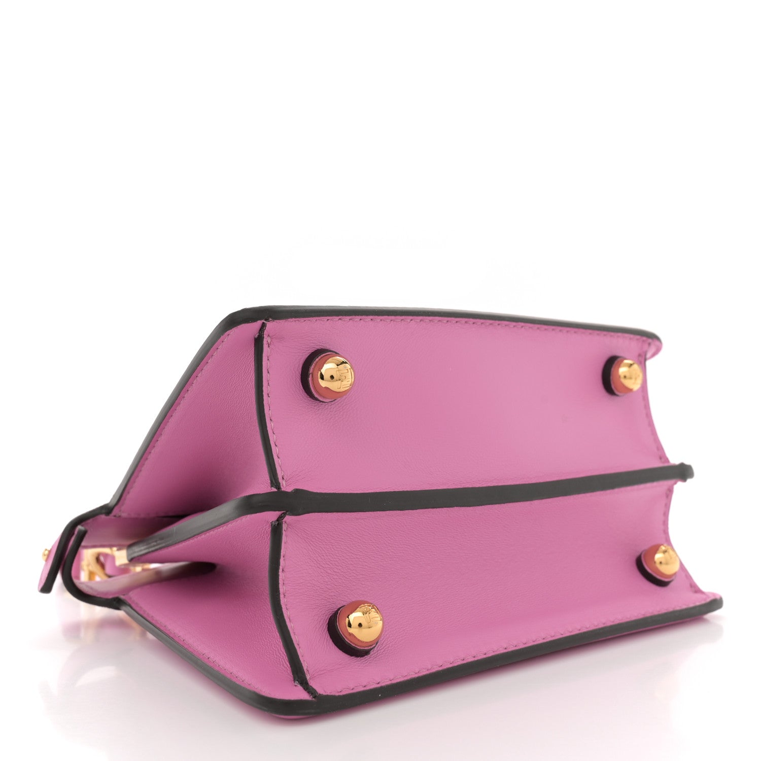Fendi Shiny Nappa Petite Peekaboo I SEE U Satchel Rosa 4 of 11