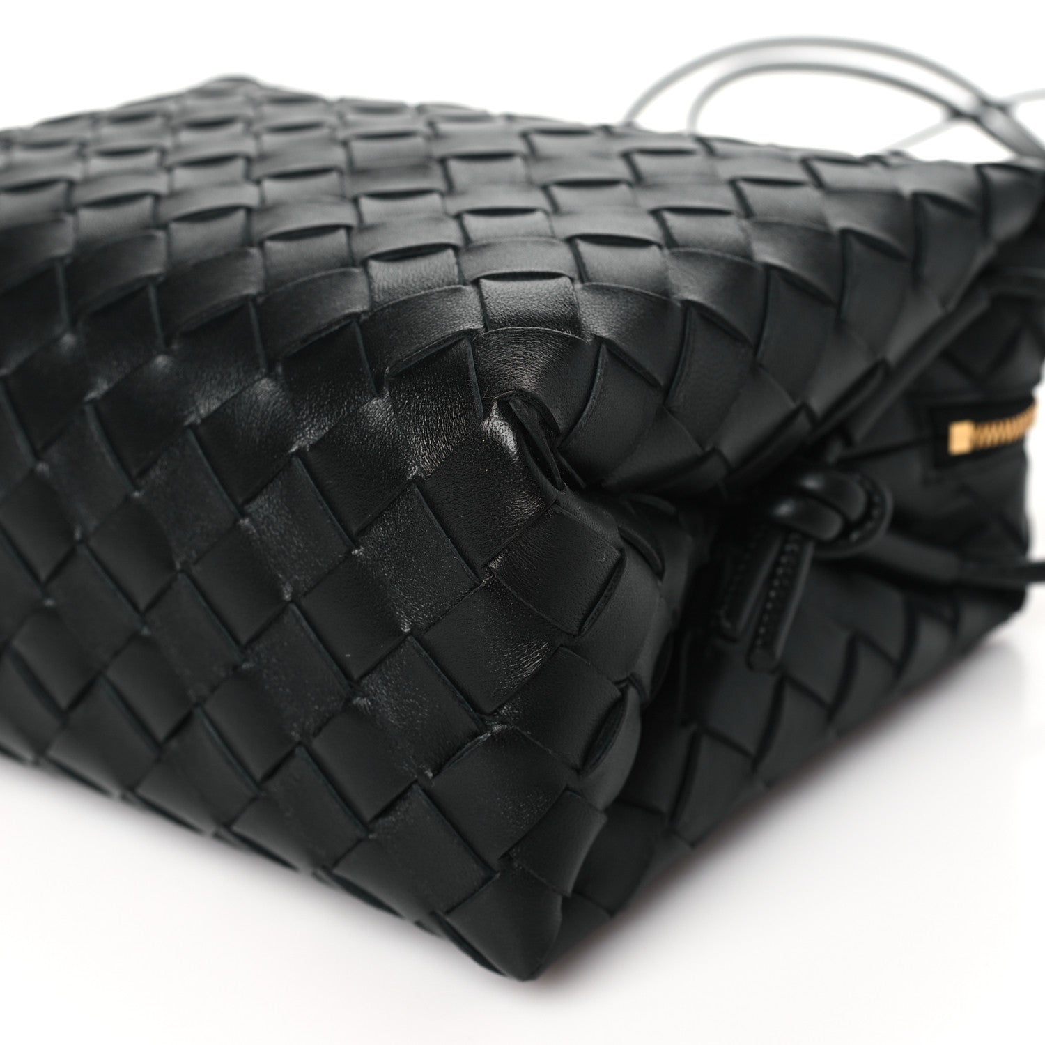 Bottega Veneta Nappa Intrecciato Medium Loop Camera Bag Black 9 of 9