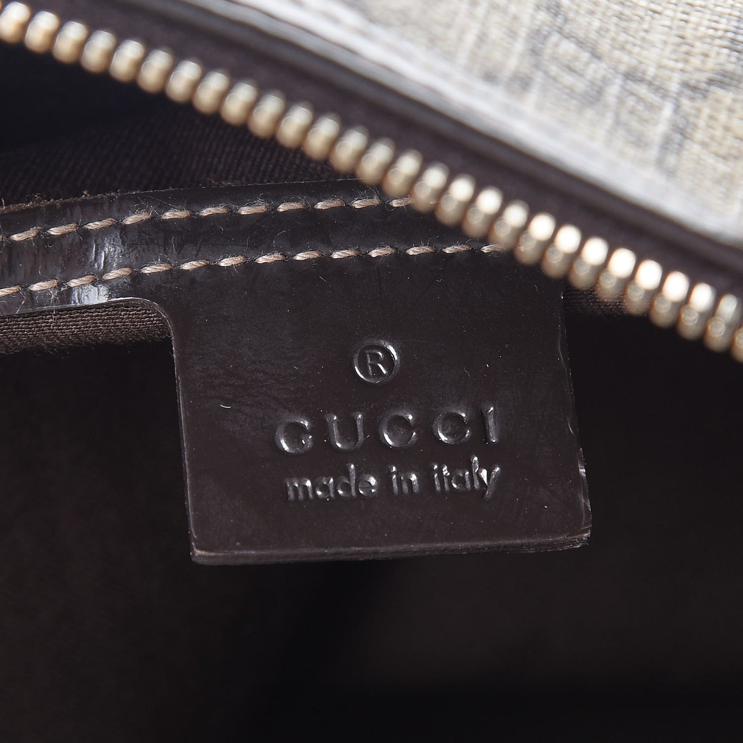 GG Plus Monogram Medium Joy Boston Dark Brown
