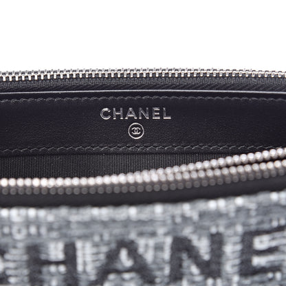 Chanel Canvas Small Deauville Clutch With Chain Charcoal 8 of 14