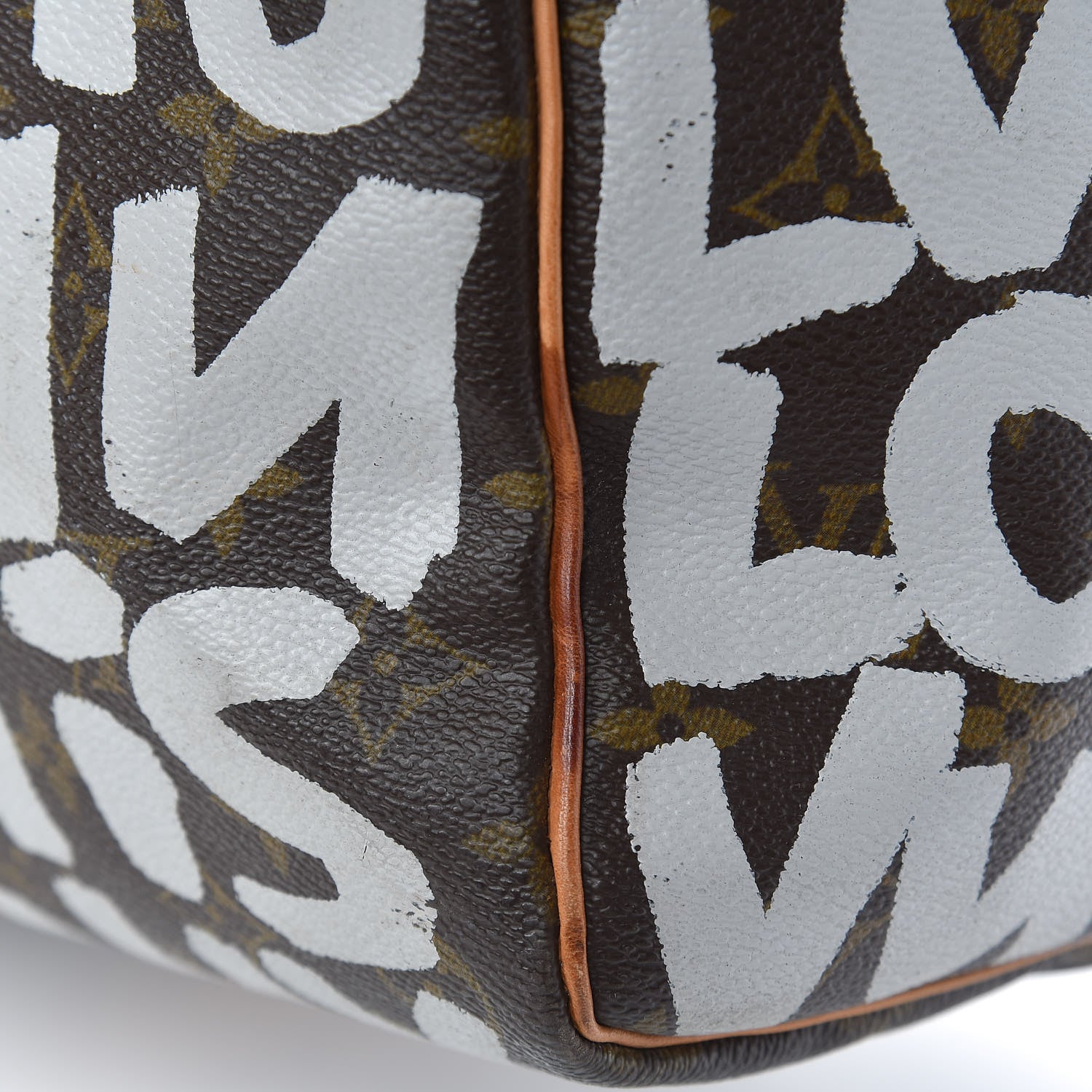 Louis Vuitton Graffiti Keepall 50 Silver 15 of 28