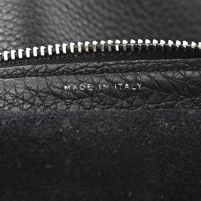 The Row Grained Calfskin Large Slouchy Banana Bag Black 7 of 14