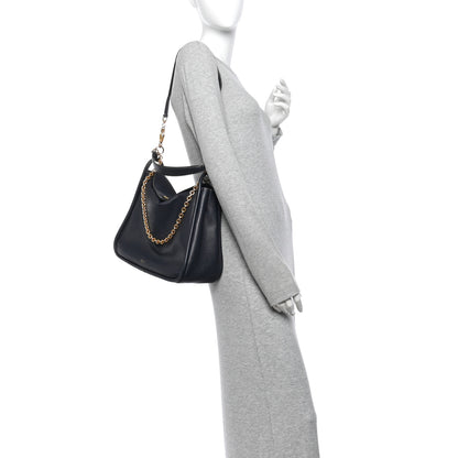 Mulberry Small Classic Grain Calfskin Leighton Midnight Blue 2 of 11
