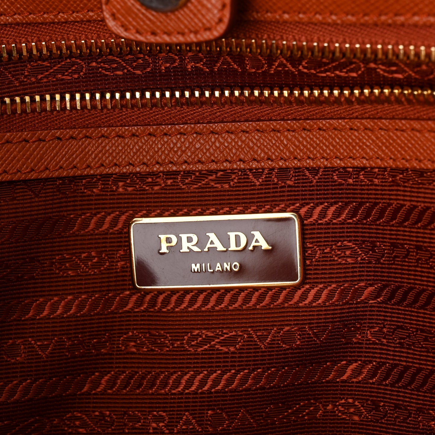 Saffiano Lux Medium Tote Papaya