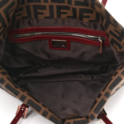 Fendi Zucca Shoulder Bag Tobacco Red 5 of 9