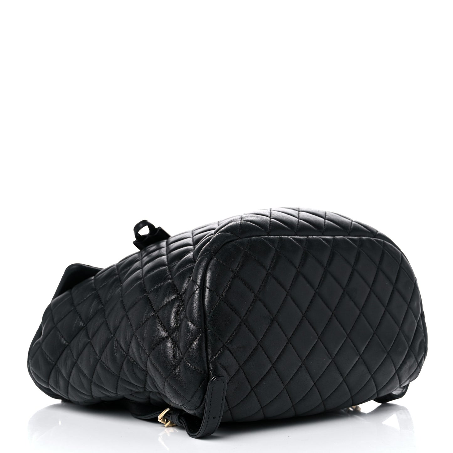 Lambskin Quilted Large Urban Spirit Backpack Black