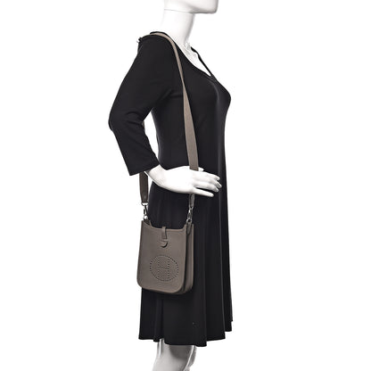 Hermes Taurillon Clemence Evelyne TPM Etain 2 of 11