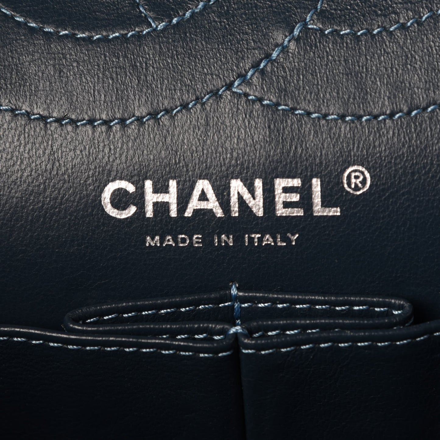 Patent Quilted 2.55 Reissue 226 Flap Blue