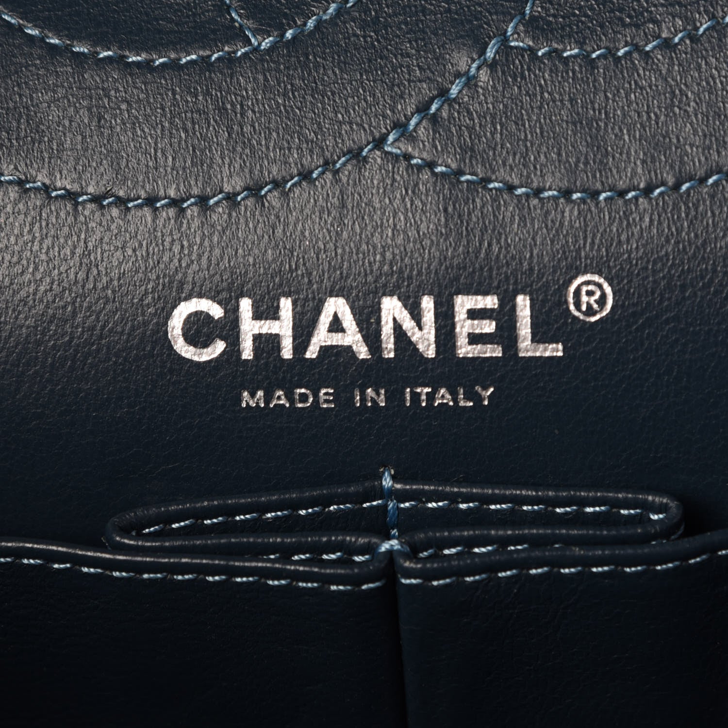 Chanel Patent Quilted 2.55 Reissue 226 Flap Blue 7 of 10