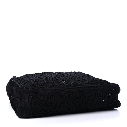 Dolce & Gabbana Cordonetto Lace Large Beatrice Tote Black 4 of 8