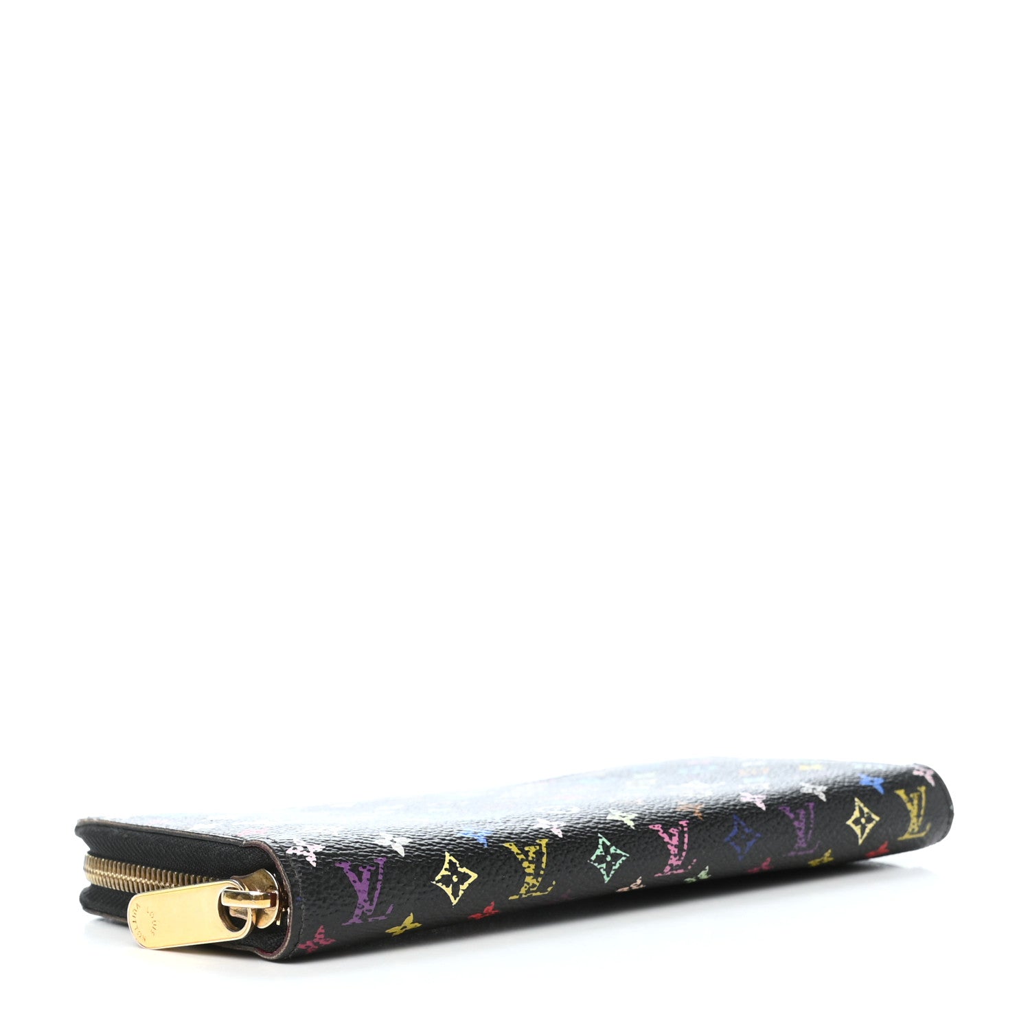 Louis Vuitton Monogram Multicolor Zippy Wallet Black Grenade 4 of 9