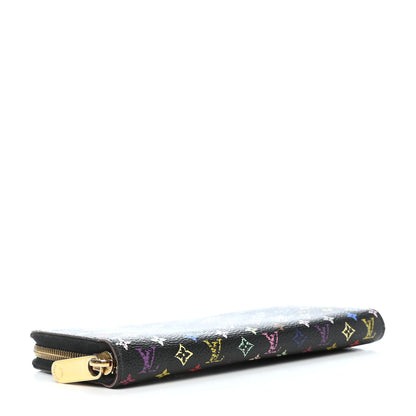 Louis Vuitton Monogram Multicolor Zippy Wallet Black Grenade 4 of 9