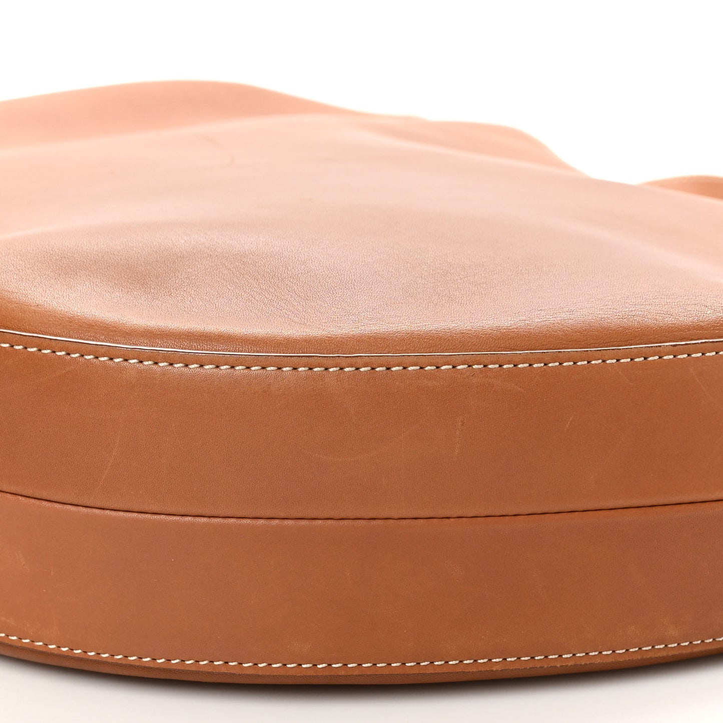 Natural Calfskin Medium Hobo Tan