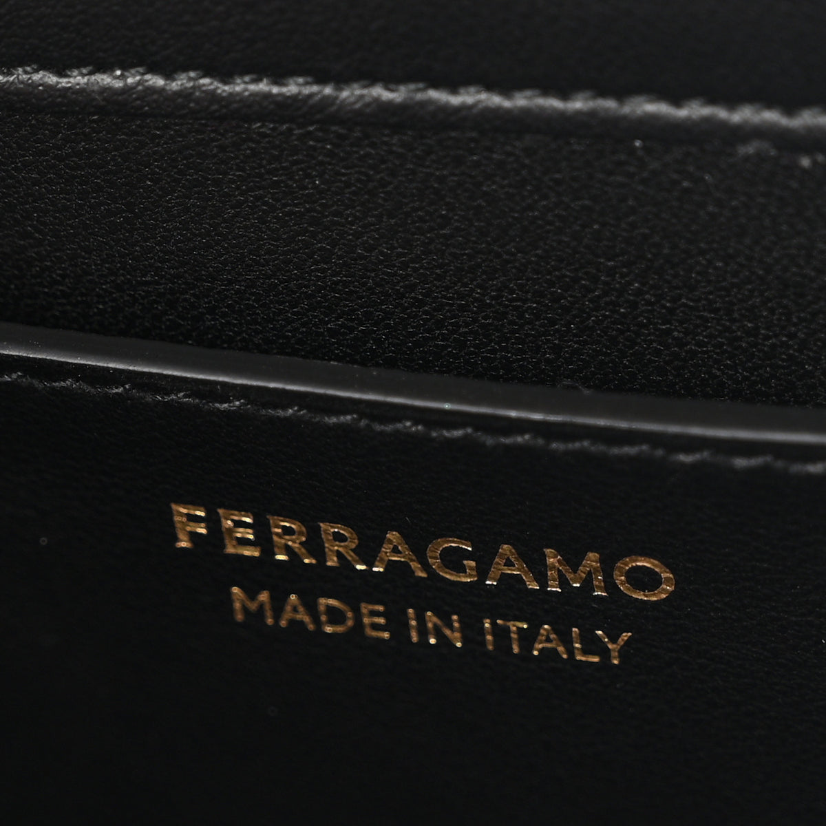 Salvatore Ferragamo Calfskin Diana Mini Clutch Black 6 of 10