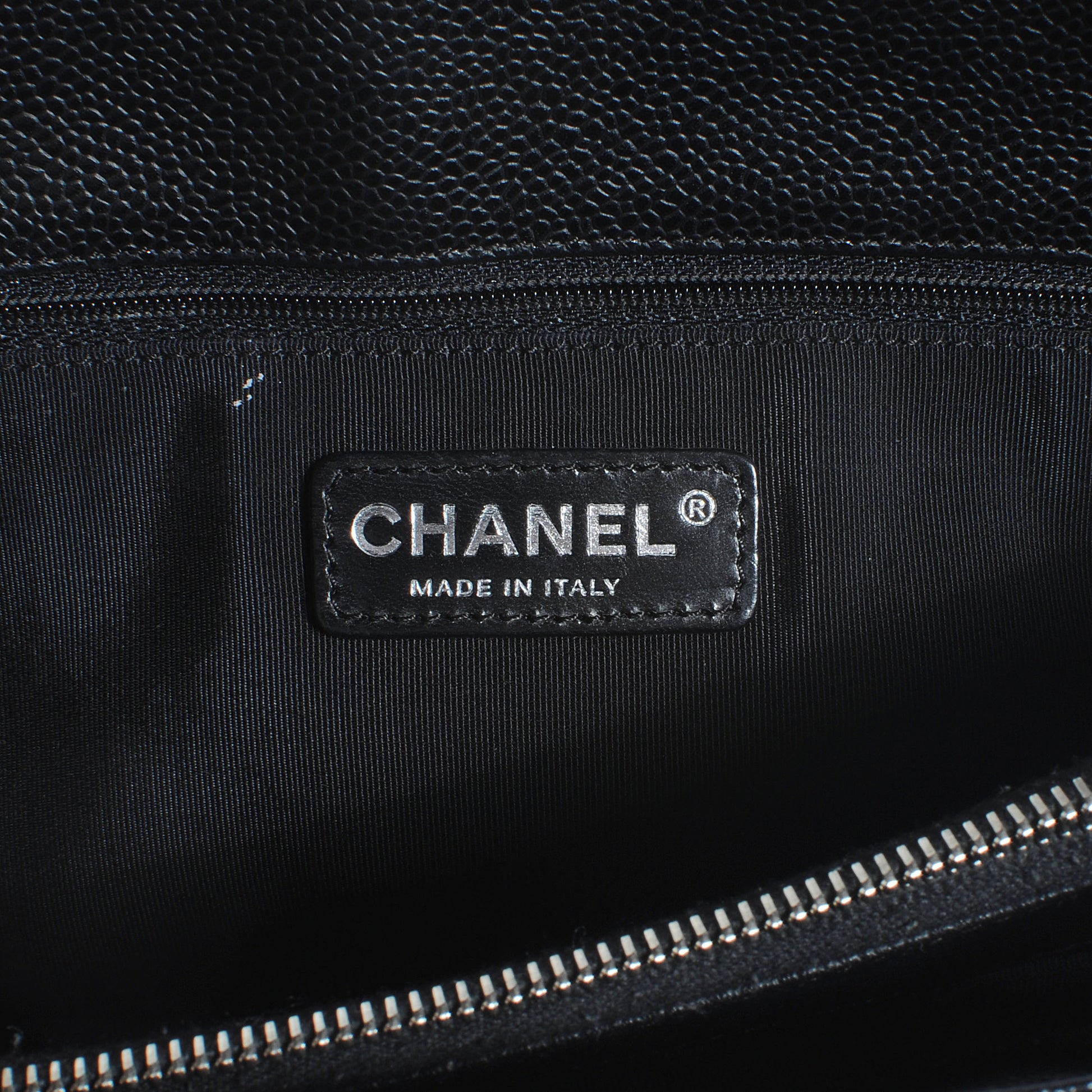 Chanel Caviar Grand Shopping Tote GST Black 6 of 7