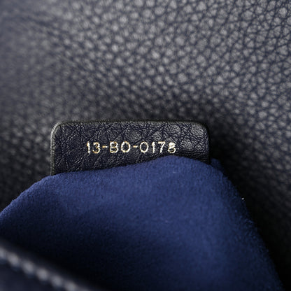 Christian Dior Grained Calfskin Medium Diorama Flap Bag Indigo Blue 7 of 10