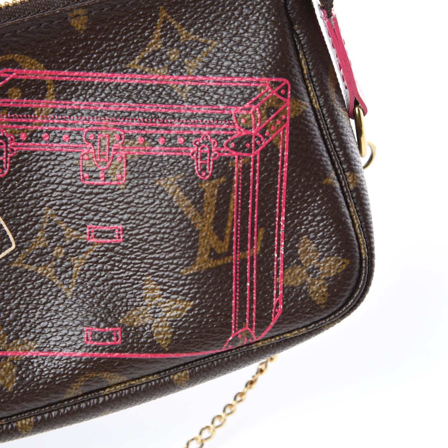 Louis Vuitton Monogram 2014 Christmas Animation Mini Pochette Accessories 10 of 10