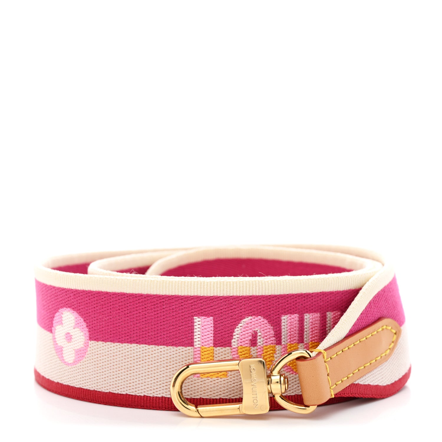 Louis Vuitton Jacquard Speedy Bandouliere 20 Shoulder Strap Fuchsia 1 of 3