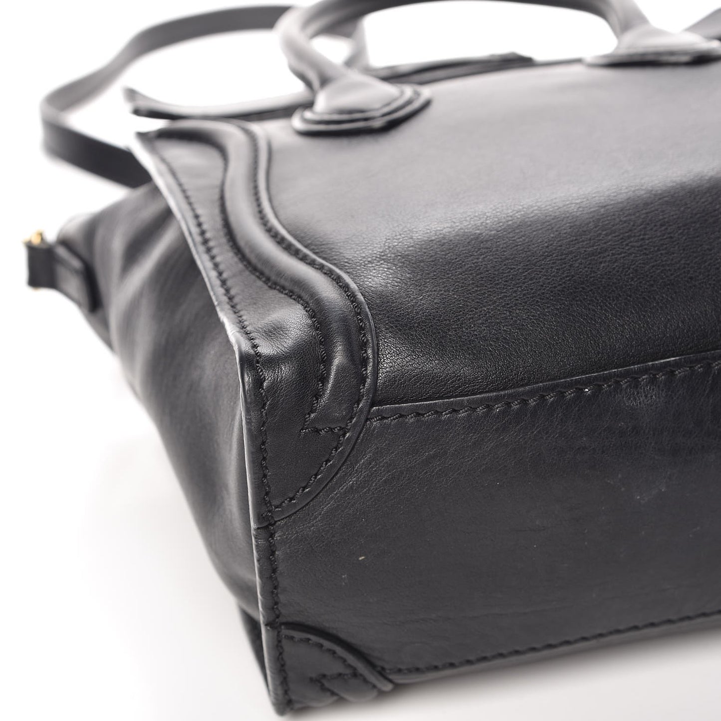 Smooth Calfskin Nano Luggage Black