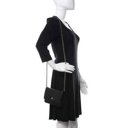 Chanel Caviar Quilted Wallet On Chain WOC Black 2 of 10