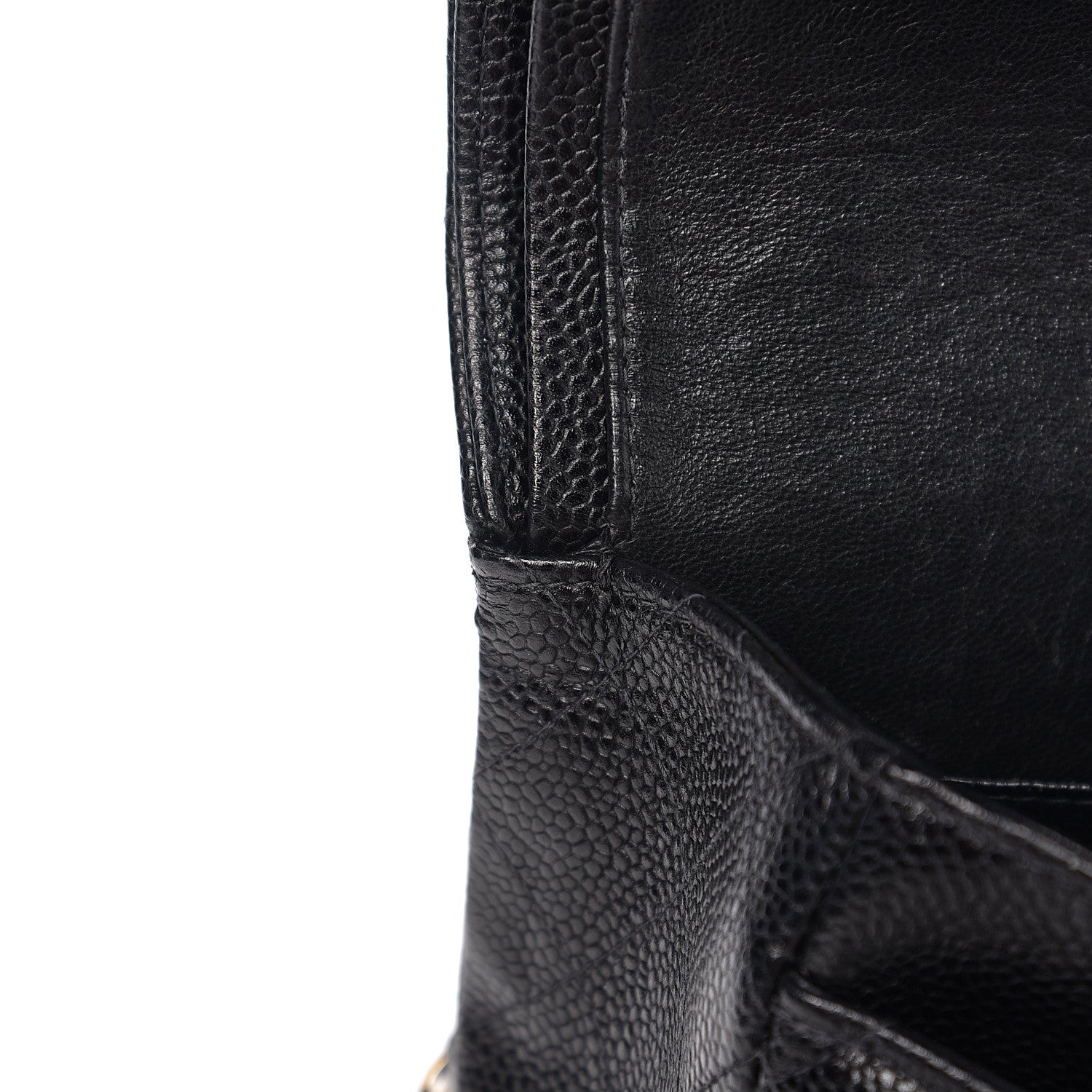 Chanel Caviar Quilted Medium Double Flap Black 9 of 14