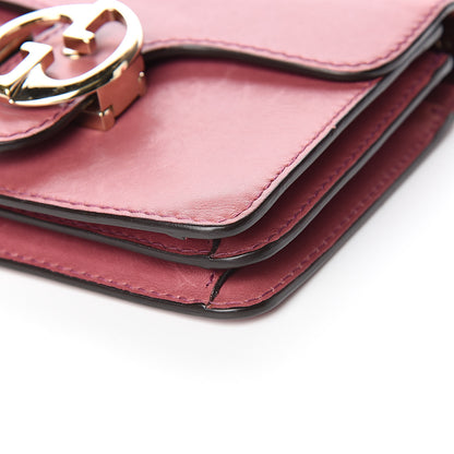 Gucci Calfskin Small 1973 Shoulder Flap Bag Peonia Flower 9 of 11