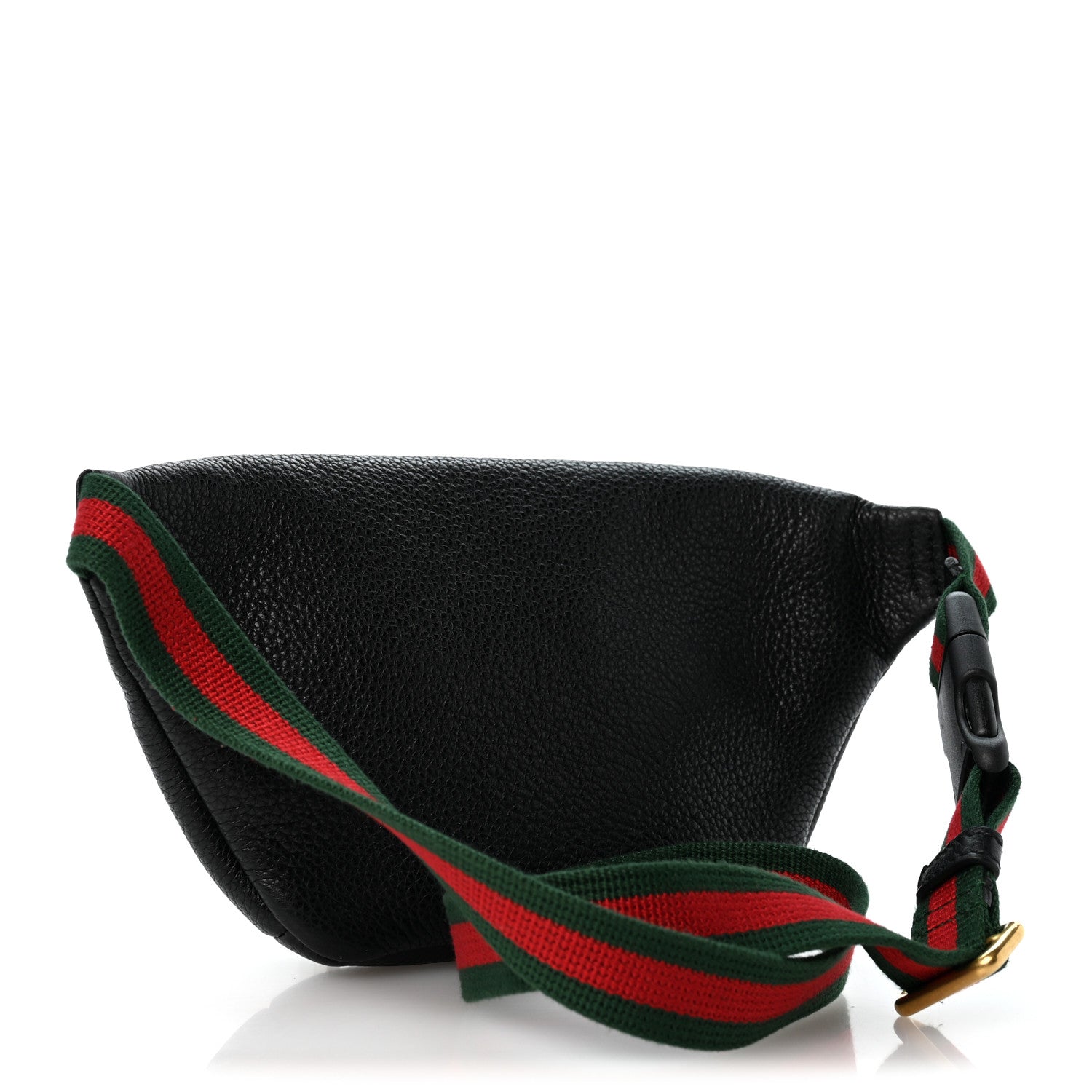 Gucci Grained Calfskin Small Logo Belt Bag Black 3 of 12