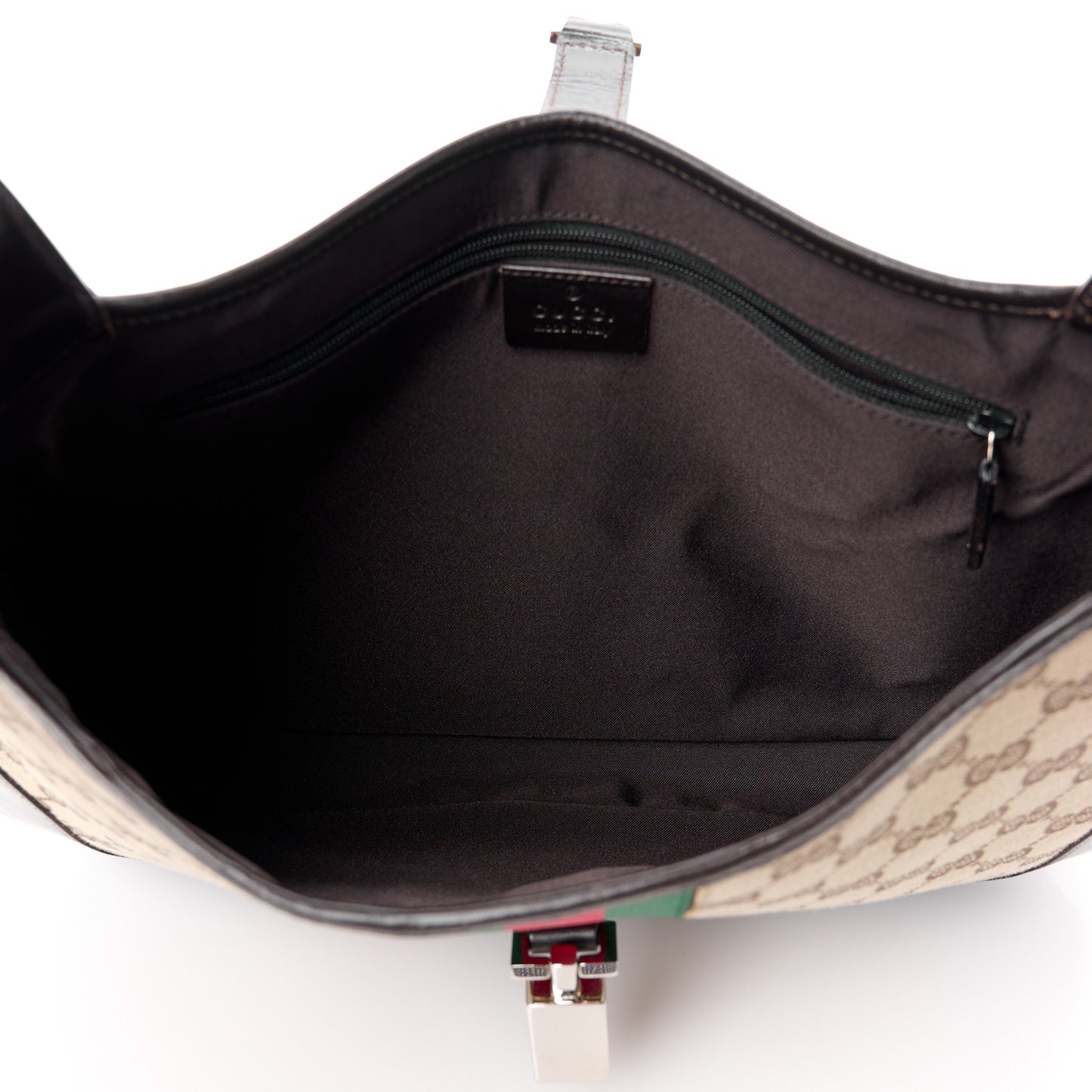 Monogram Web Jackie O Hobo Dark Brown