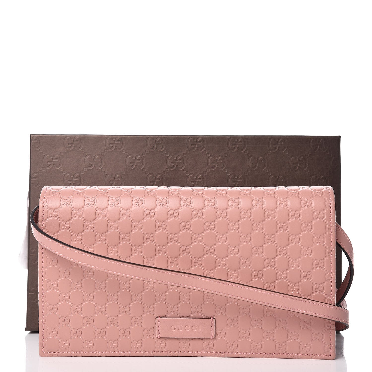 Gucci Microguccissima Crossbody Wallet Soft Pink 11 of 11