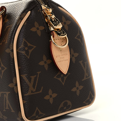 Louis Vuitton Monogram Speedy Bandouliere 20 Black 6 of 10